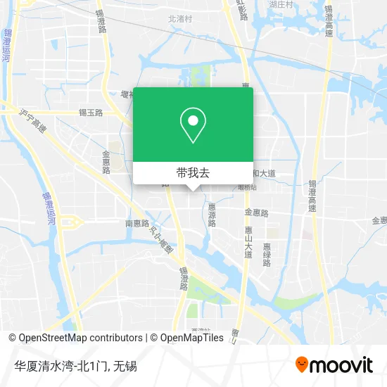 华厦清水湾-北1门地图