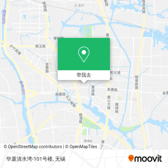 华厦清水湾-101号楼地图
