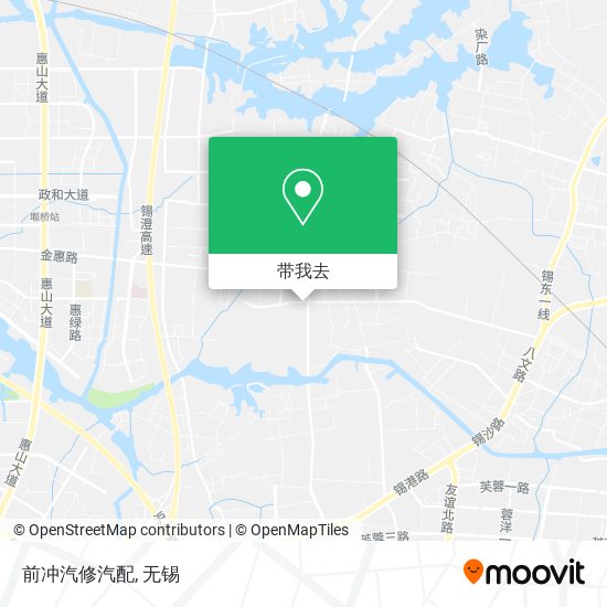 前冲汽修汽配地图