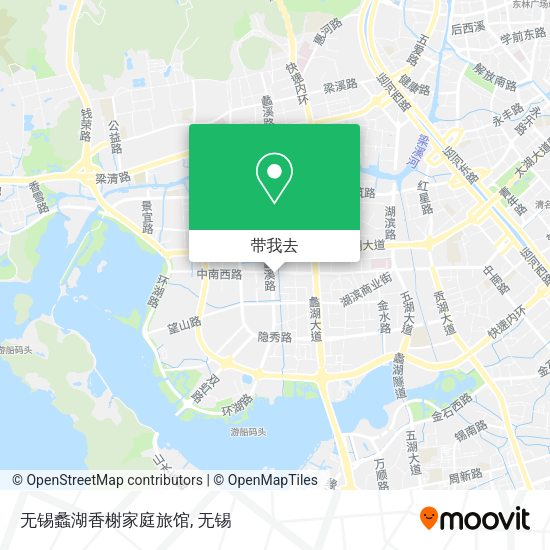 无锡蠡湖香榭家庭旅馆地图