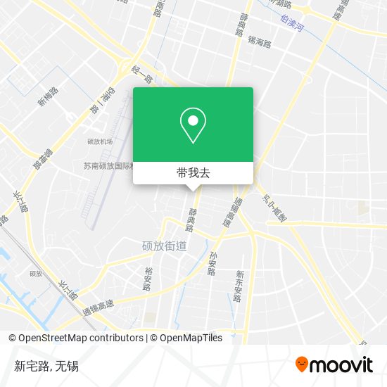新宅路地图