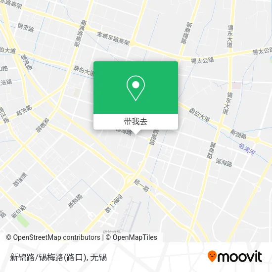 新锦路/锡梅路(路口)地图
