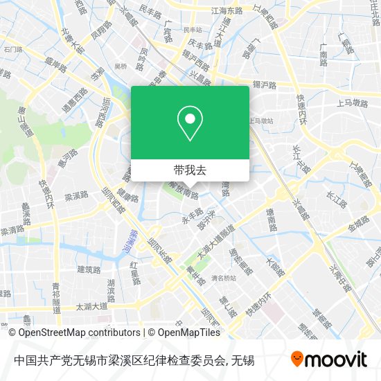 中国共产党无锡市梁溪区纪律检查委员会地图