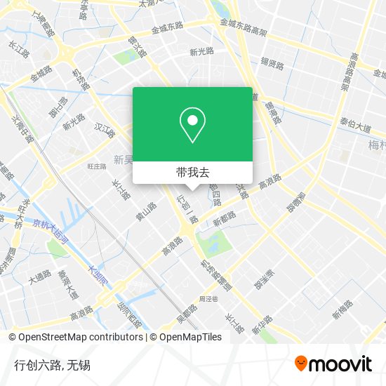 行创六路地图