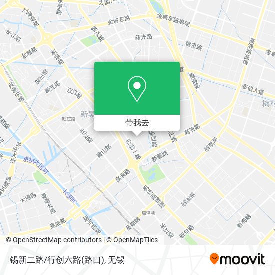 锡新二路/行创六路(路口)地图