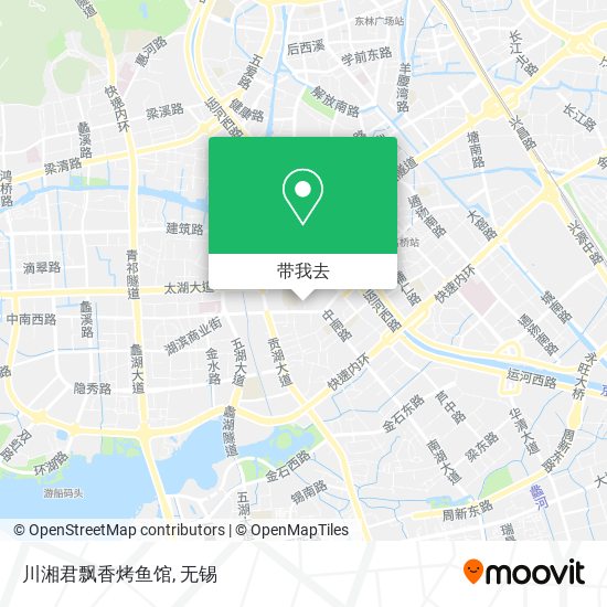 川湘君飘香烤鱼馆地图