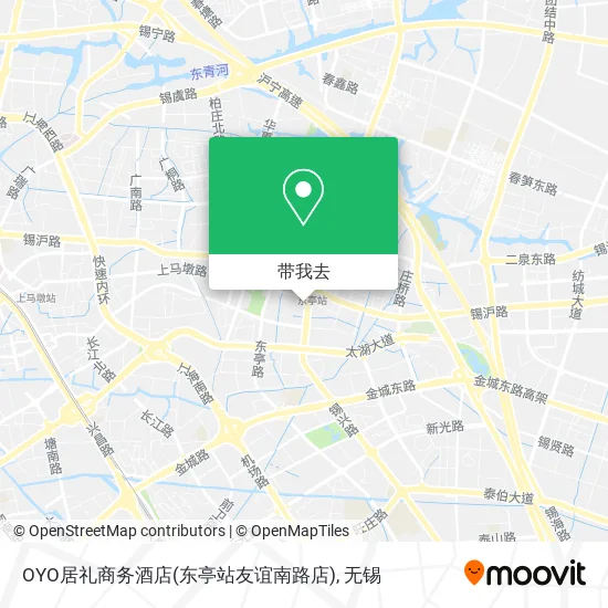 OYO居礼商务酒店(东亭站友谊南路店)地图
