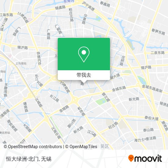 恒大绿洲-北门地图