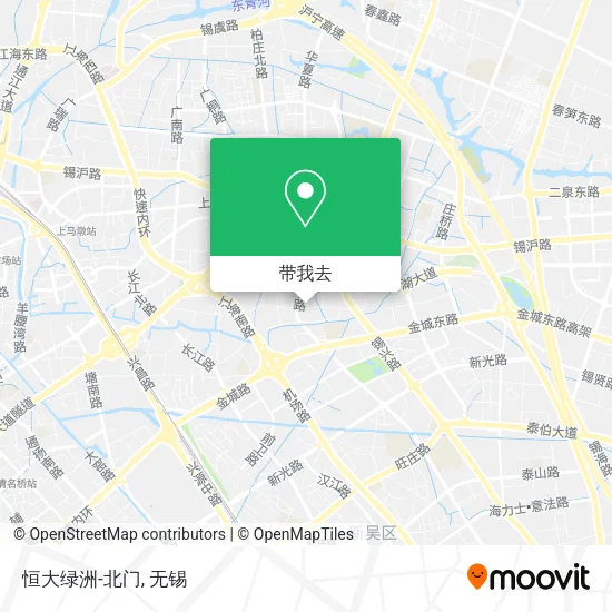 恒大绿洲-北门地图