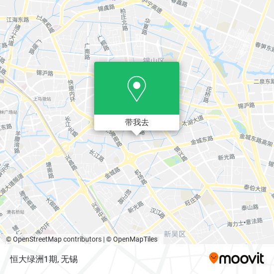 恒大绿洲1期地图