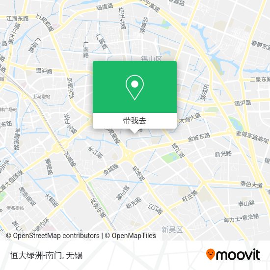 恒大绿洲-南门地图