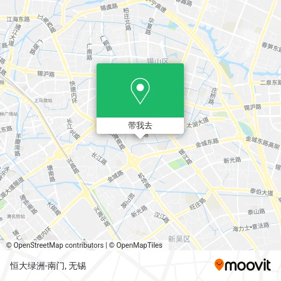 恒大绿洲-南门地图