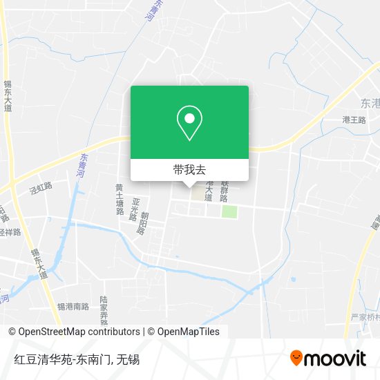 红豆清华苑-东南门地图