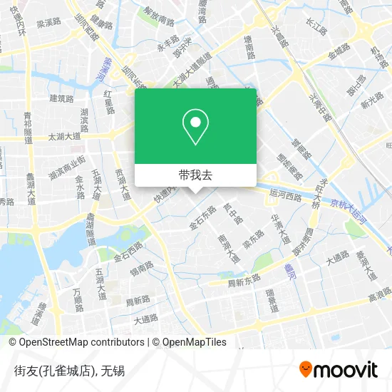 街友(孔雀城店)地图