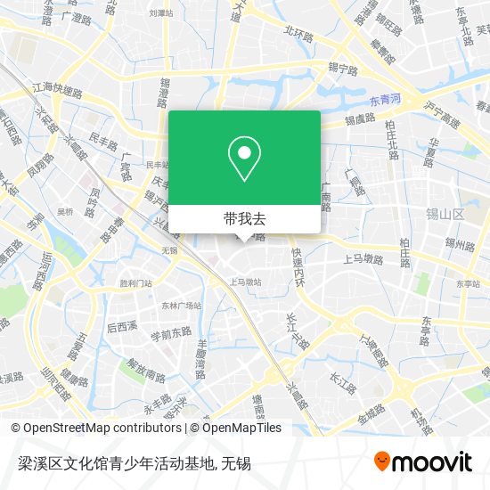 梁溪区文化馆青少年活动基地地图
