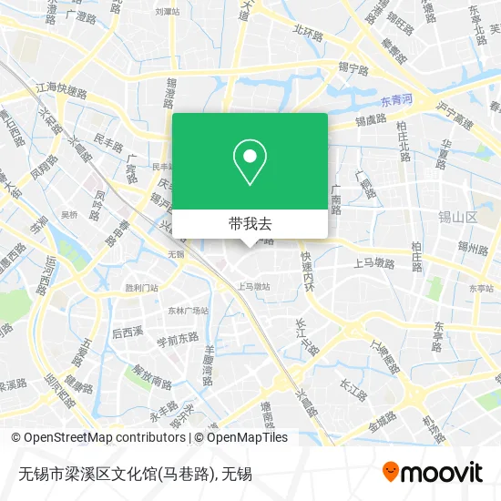 无锡市梁溪区文化馆(马巷路)地图