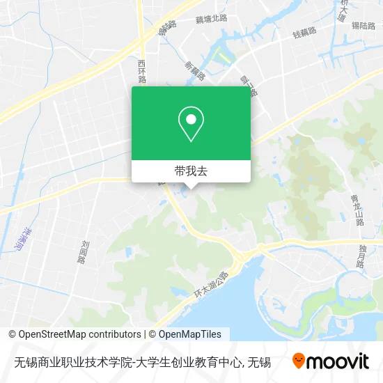 无锡商业职业技术学院-大学生创业教育中心地图