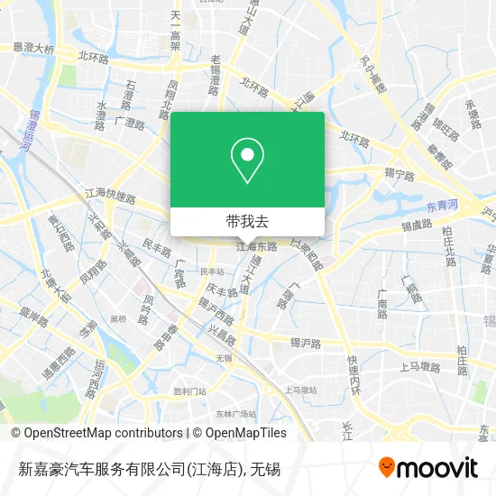 新嘉豪汽车服务有限公司(江海店)地图