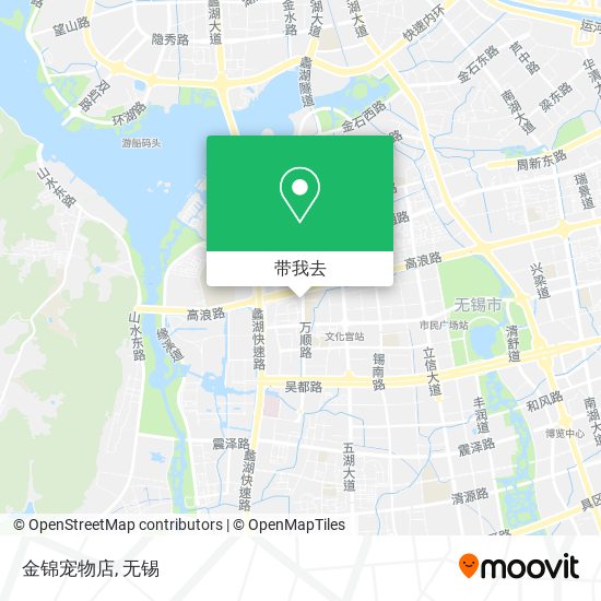 金锦宠物店地图