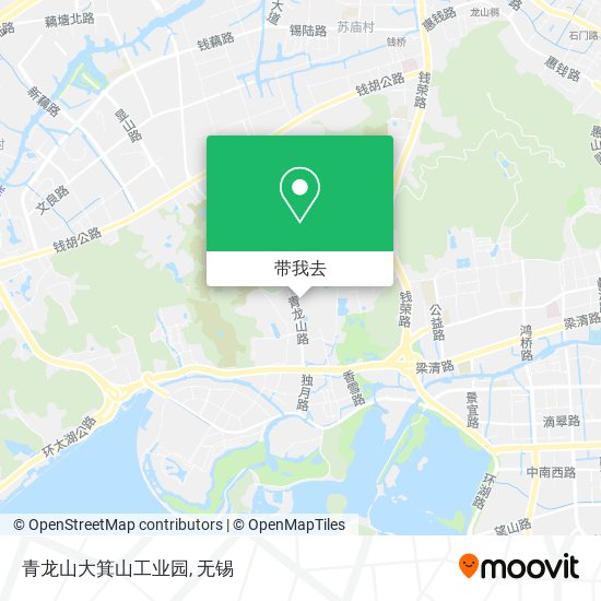 青龙山大箕山工业园地图