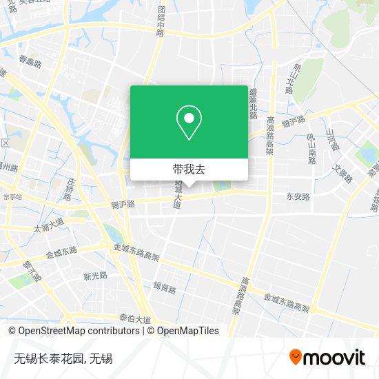 无锡长泰花园地图