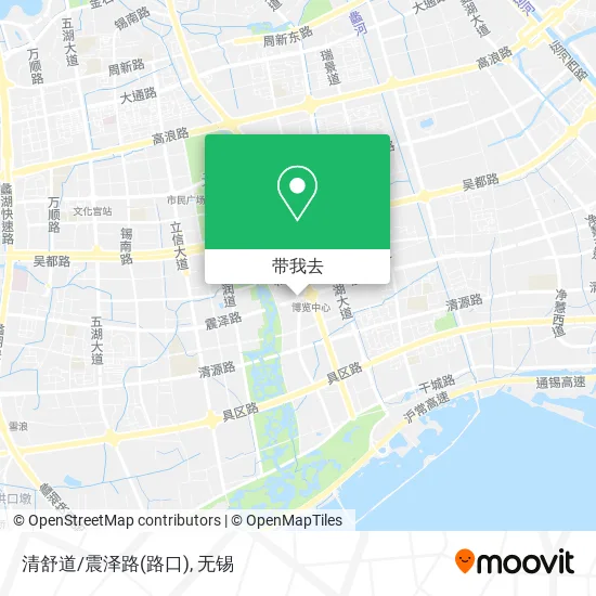 清舒道/震泽路(路口)地图