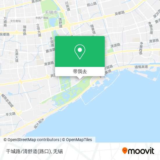 干城路/清舒道(路口)地图