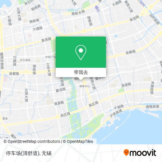 停车场(清舒道)地图