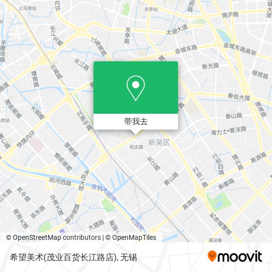 希望美术(茂业百货长江路店)地图