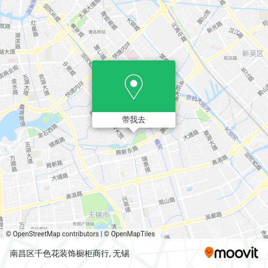 南昌区千色花装饰橱柜商行地图