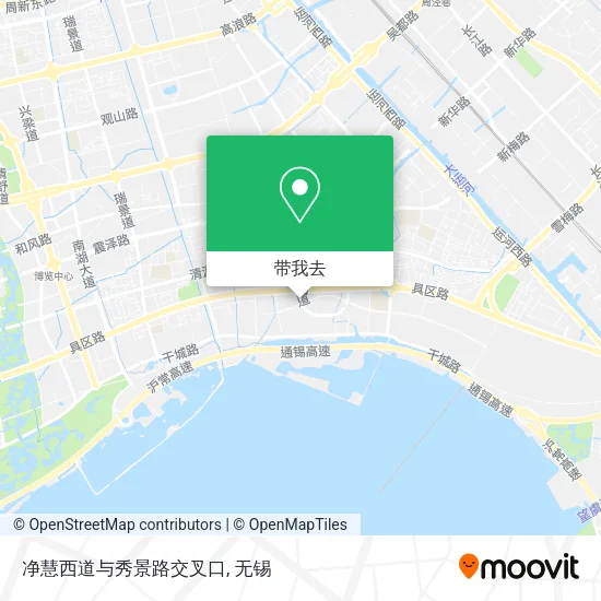 净慧西道与秀景路交叉口地图