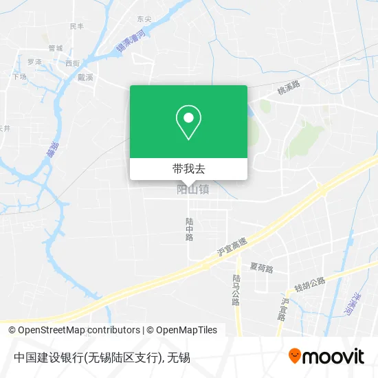 中国建设银行(无锡陆区支行)地图