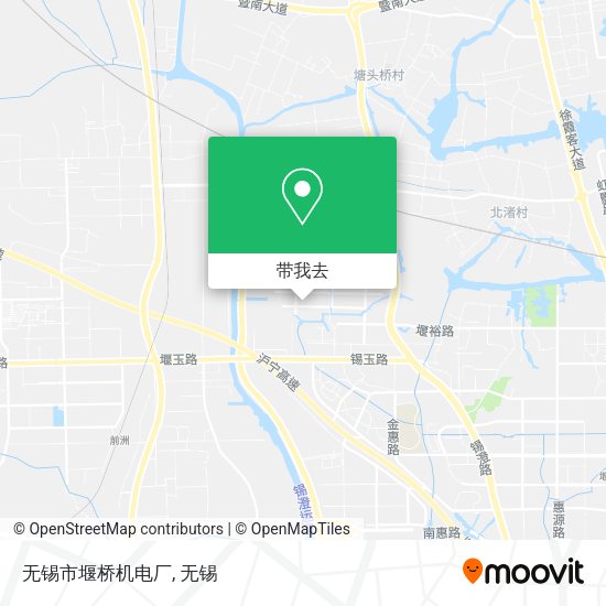 无锡市堰桥机电厂地图