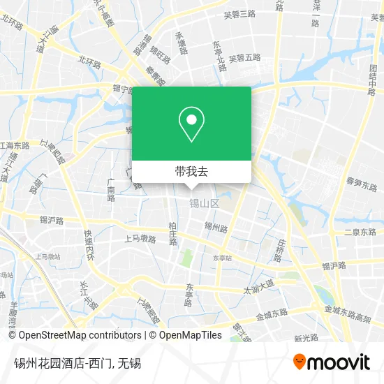 锡州花园酒店-西门地图