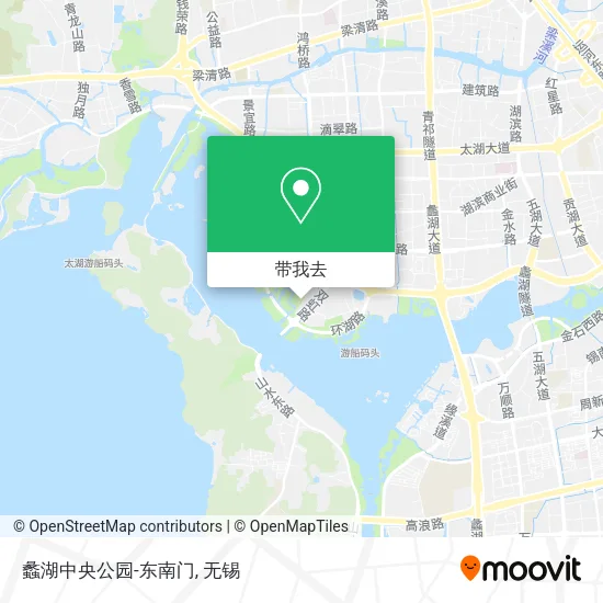 蠡湖中央公园-东南门地图