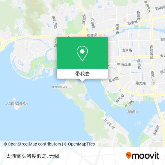 太湖鼋头渚度假岛地图