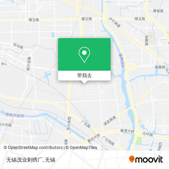 无锡茂业刺绣厂地图