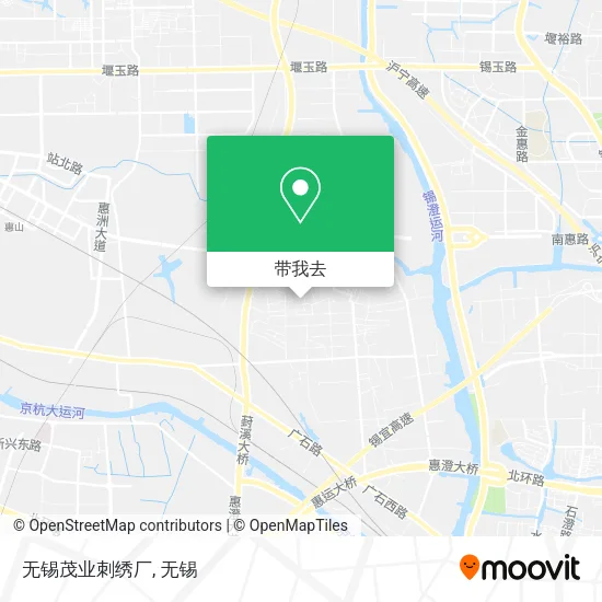 无锡茂业刺绣厂地图