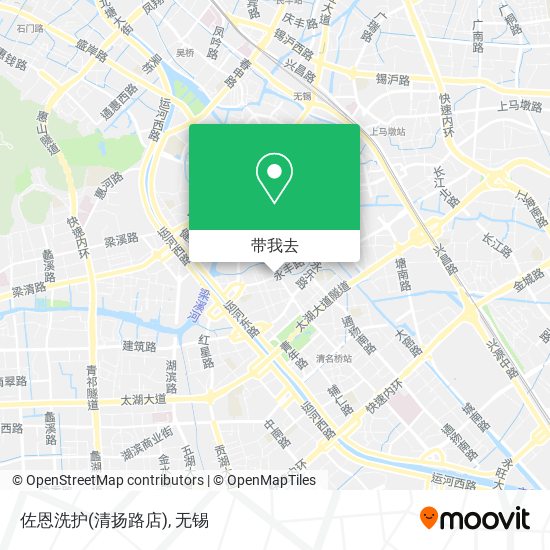 佐恩洗护(清扬路店)地图