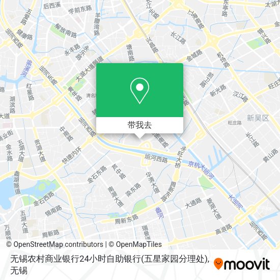 无锡农村商业银行24小时自助银行(五星家园分理处)地图