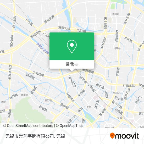 无锡市崇艺字牌有限公司地图