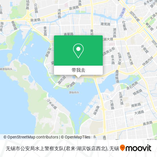 无锡市公安局水上警察支队(君来·湖滨饭店西北)地图