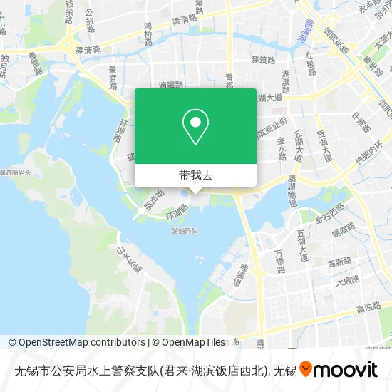 无锡市公安局水上警察支队(君来·湖滨饭店西北)地图