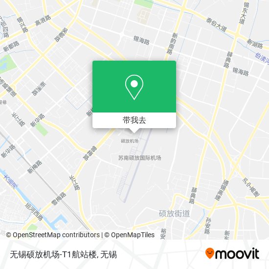 无锡硕放机场-T1航站楼地图
