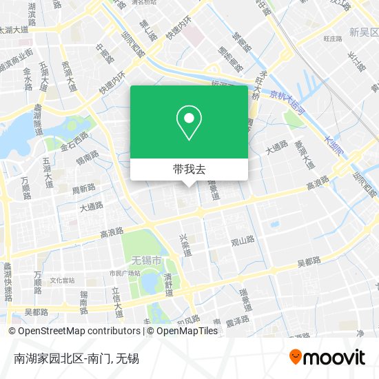 南湖家园北区-南门地图