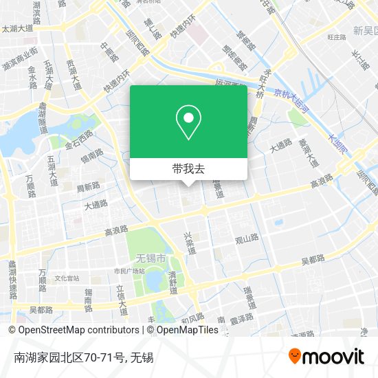 南湖家园北区70-71号地图