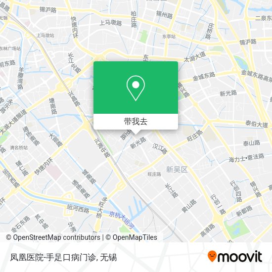 凤凰医院-手足口病门诊地图
