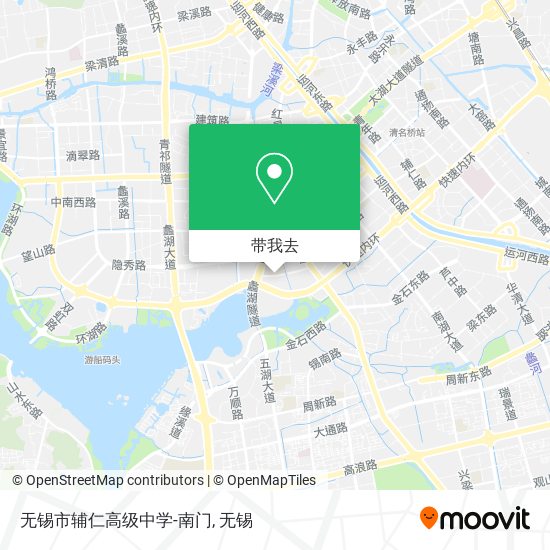 无锡市辅仁高级中学-南门地图