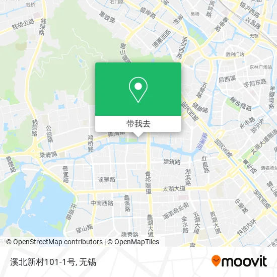 溪北新村101-1号地图