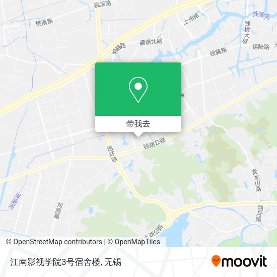 江南影视学院3号宿舍楼地图